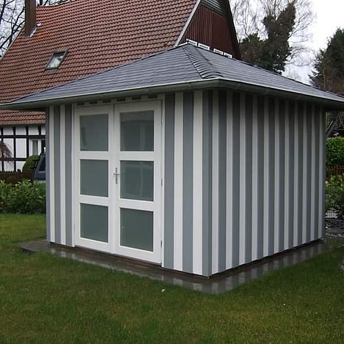 Pyramidendach-Gartenhaus in Bielefeld-Schildesche