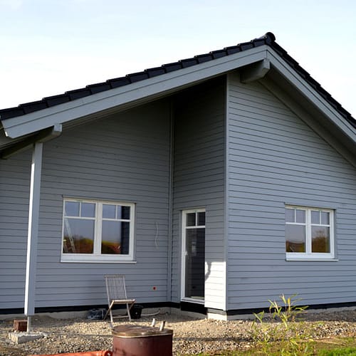 Holzrahmenbau mit Holzfassade in Kalletal