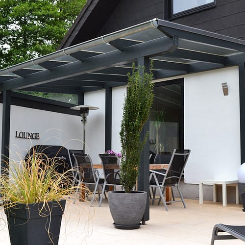 Terrassendach aus Holz in Bielefeld