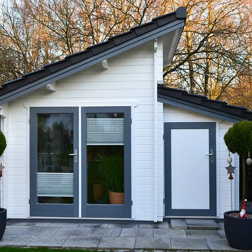 Gartenhaus mit versetzten Pultdach Bielefeld