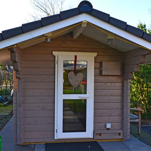 Gartensauna aus 95mm BB Oelde