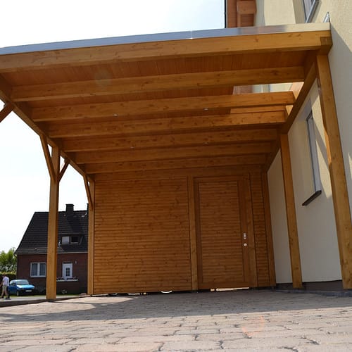 Carport mit Abstellraum und LED Beleuchtung in Wiedenbrück