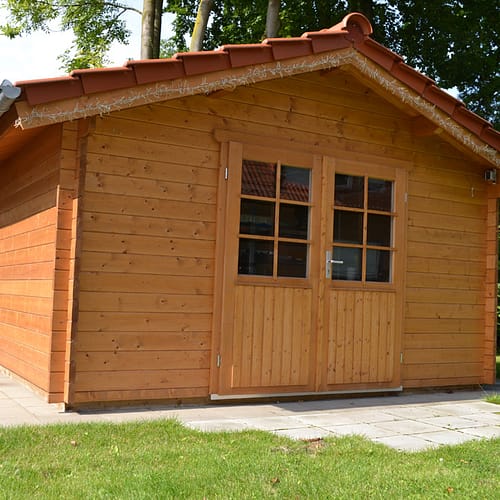 Gartenhaus aus 45mm Blockbohlen in Rheda-Wiedenbrück