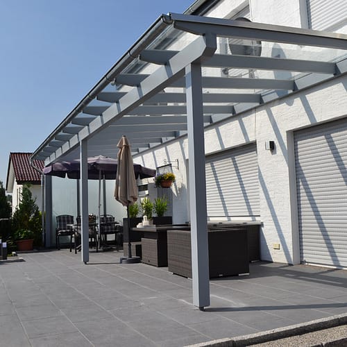 Holzterrassendach in Oelde