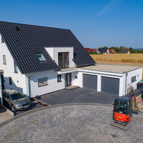 Holzrahmenbau KFW 40 in Salzkotten mit Einliegerwohnung
