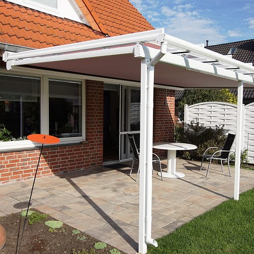 Alu Terrassendach T100 mit Beschattung in Wiedenbrück