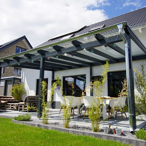 Holzterrassendach in Beckum