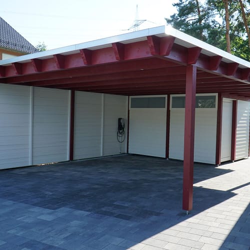 Doppelcarport mit Abstellraum in Langenberg