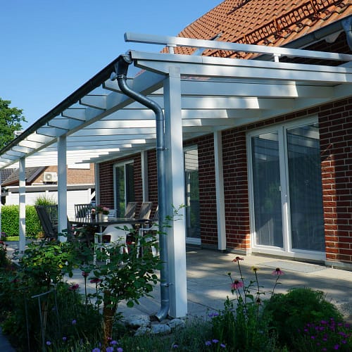 Holzterrassendach mit Beschattung in Hövelhof