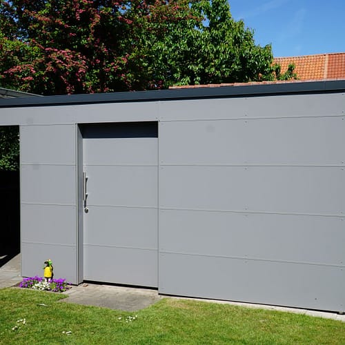 Abstellraum mit HPL Platten in Bokel
