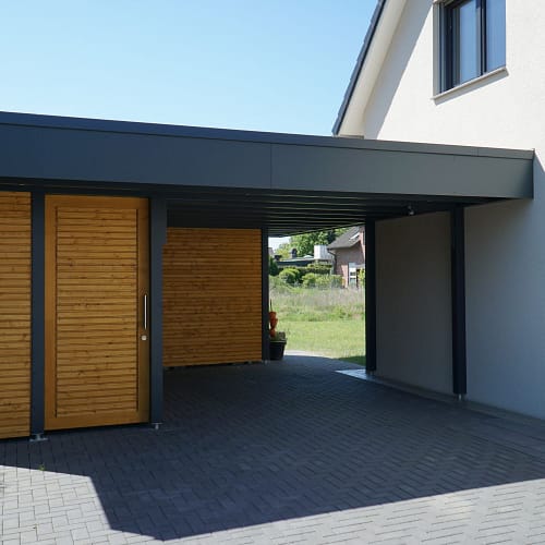 Carport mit Abstellraum in Verl